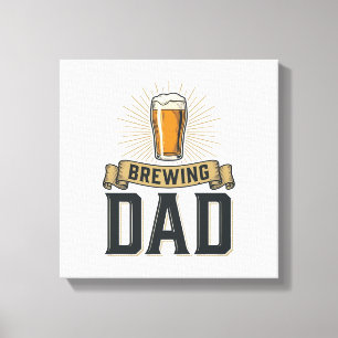 Brauer-Vater-Bier-Vintage-Stickerei-Shirt-Design_1 Leinwanddruck
