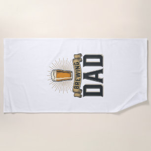 Brauer-Vater-Bier-Vintage-Stickerei-Shirt-Design_1 Strandtuch