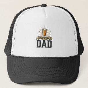 Brauer-Vater-Bier-Vintage-Stickerei-Shirt-Design_1 Truckerkappe