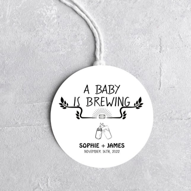 Brauerei Baby - B&W - Baby Shower Fevor Sticker (Von Creator hochgeladen)