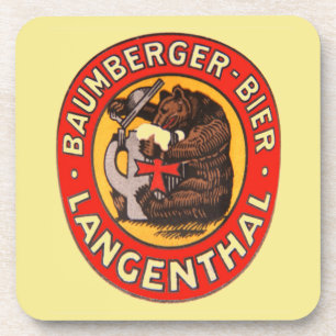 Brauerei Baumberger Langenthal Kork-Untersetzer Untersetzer