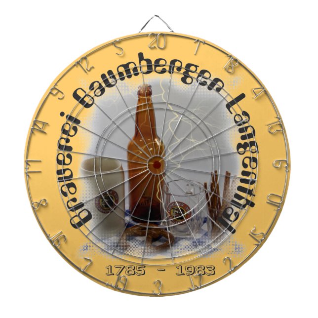 Brauerei Baumberger Langenthal, Schweiz Dartscheibe (vorne)