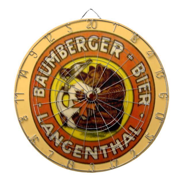 Brauerei Baumberger Langenthal, Schweiz Dartscheibe (vorne)