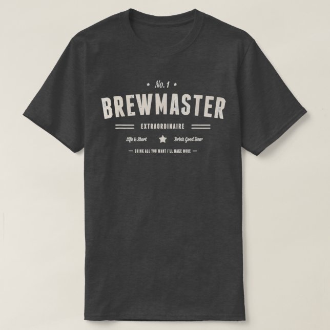Brauerei Bierbrauerei T T-Shirt (Design vorne)