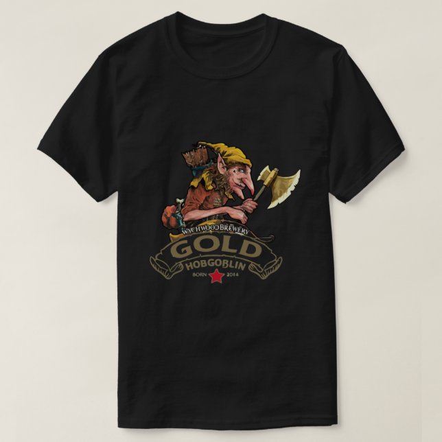 Brauerei Hobgoblin Gold Klassischer T - Shirt (Design vorne)