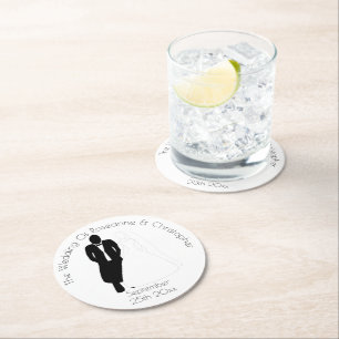 Brauerei Hochzeitspapier Untersetzer