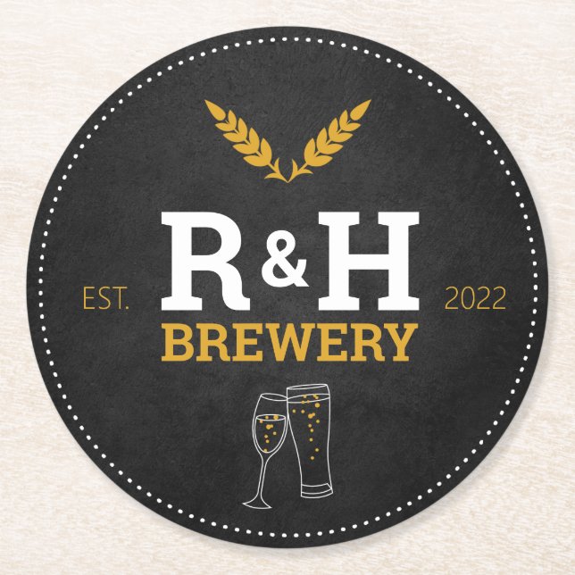 Brauerei Polterabend Beer Drink Untersetzer Gefall (Vorderseite)