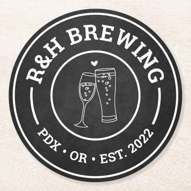 Brauerei Polterabend Beer Drink Untersetzer Gefall (Vorderseite)