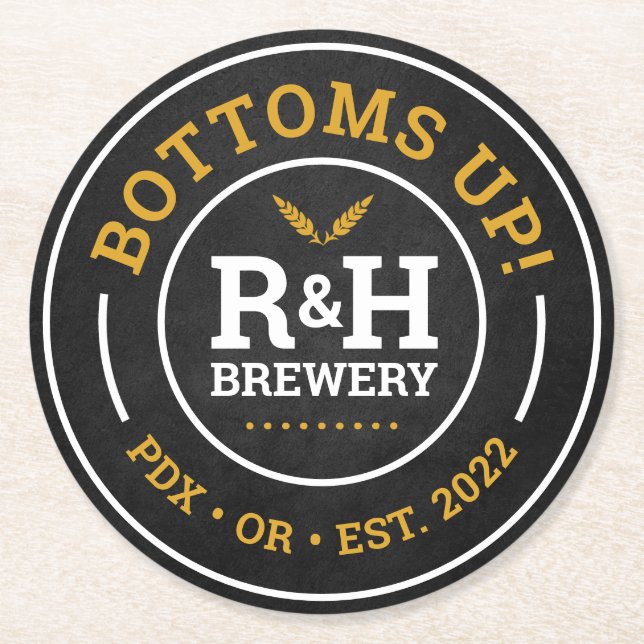 Brauerei Polterabend Beer Drink Untersetzer Gefall (Vorderseite)