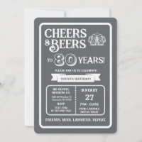 Brauerei Pub Geburtstags Cheers und Biere zum 80-j