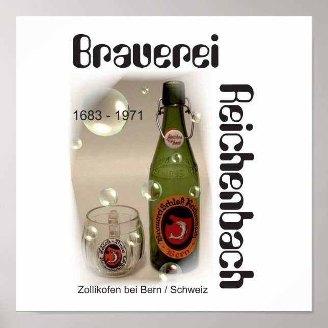 Brauerei Reichenbach Bern Poster (Vorne)