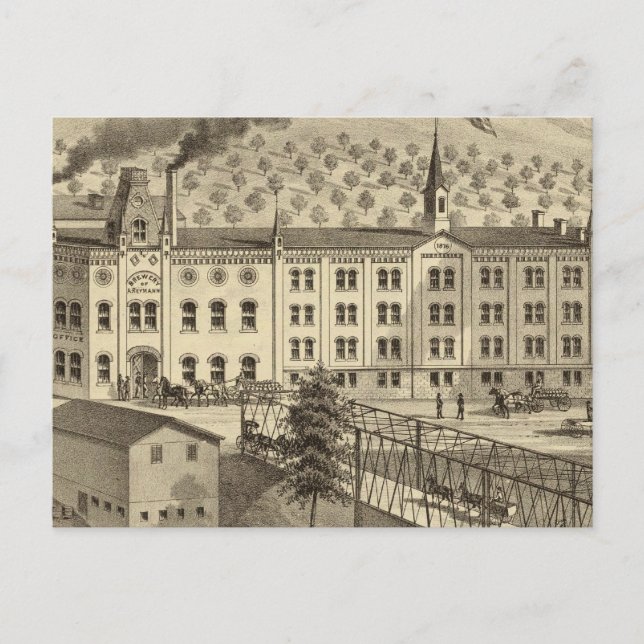Brauerei und Malzhaus A Reymann Postkarte (Vorderseite)