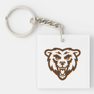 Braun Bär Grizzly Rustikal Wald Volkstiere Schlüsselanhänger