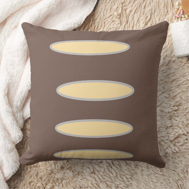 Braun Beige Kissen (Decke)