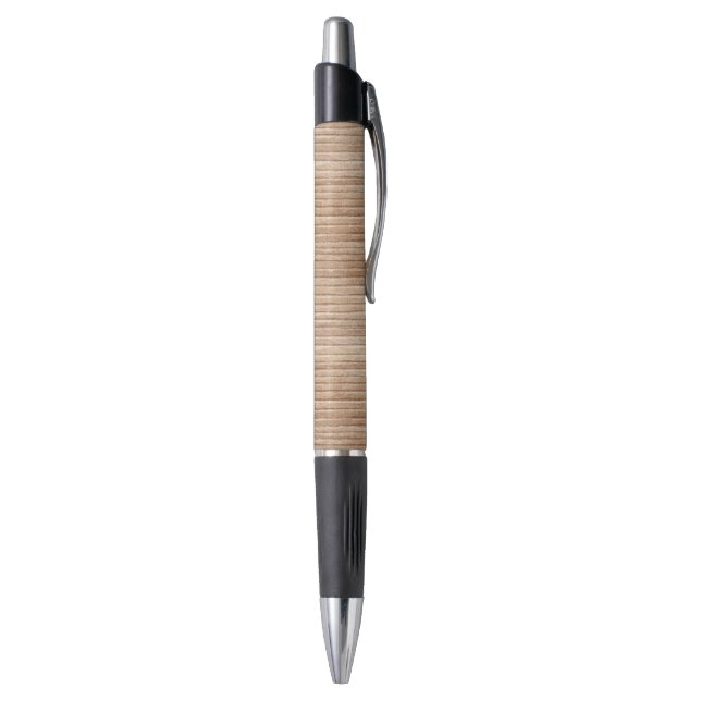 Braun Beige Streifen   Kugelschreiber (Unterseite (Vertikal))