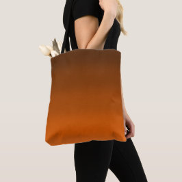Braun bis Orange Fade