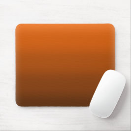 Braun bis Orange Fade Mousepad
