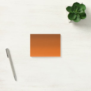 Braun bis Orange Fade Post-it Klebezettel