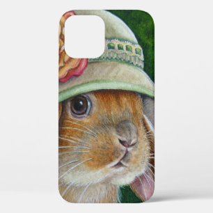 Braun Bunny Rabbit im Frühjahr Bonnet Wasserfarbe  Case-Mate iPhone Hülle
