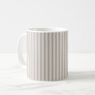 Braun Creme Doppelstreifen Kaffeetasse