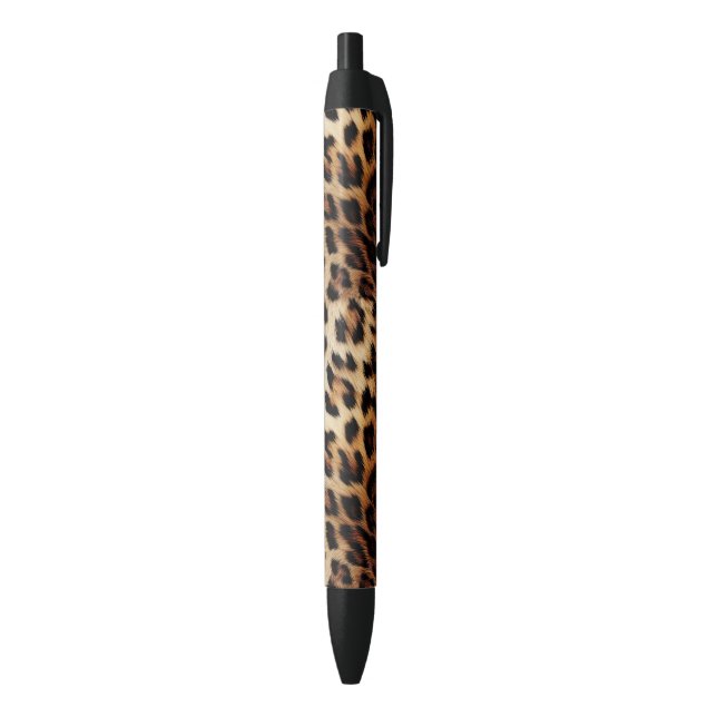 Braun Creme Leopardenprint   Kugelschreiber (Unterseite (Vertikal))