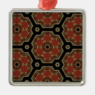 Braun, Creme Retro Dots Art Nahtloses Muster Silbernes Ornament