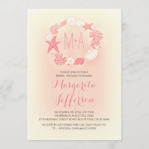 Braun-Dusche für Wasserwasserschatten Einladung