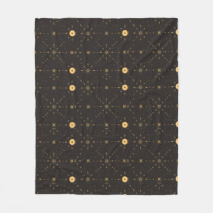 Braun Elegantes Nahtloses Design für Decken. Fleecedecke
