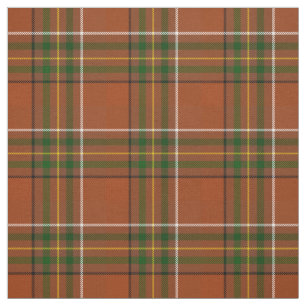 Braun-erdige Karo-Tartan Stoff