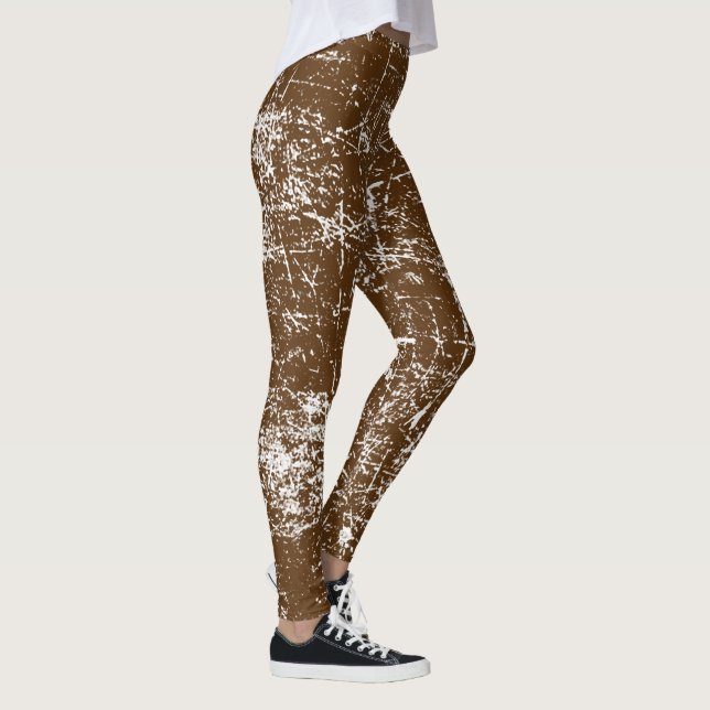 braun erschüttert leggings (Rechts)