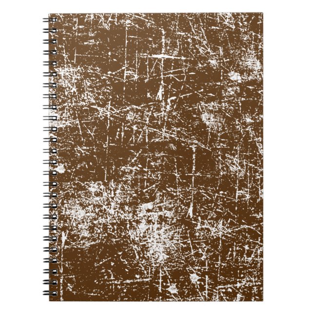 braun erschüttert notizblock (Vorderseite)