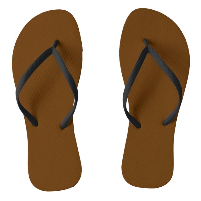 braun flip flops (Fußbett)