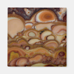 Braun gefleckter Onyx Magnet