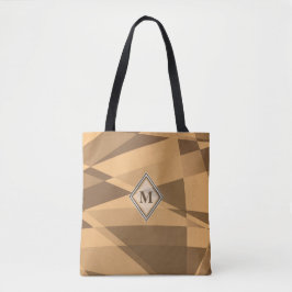 braun, geometrisch orange dynamisch