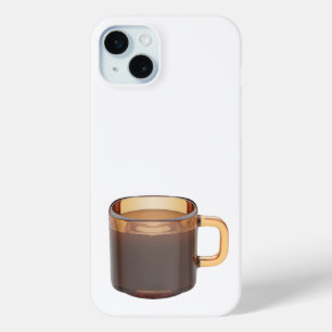Braun-Glas-Kaffeetasse mit Braukaffee Case-Mate iPhone Hülle