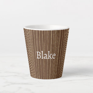 Braun Gold Streifen Weihnachten Milchtasse