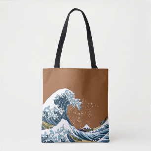 Braun Great Wave off Kanagawa Moderner Pop