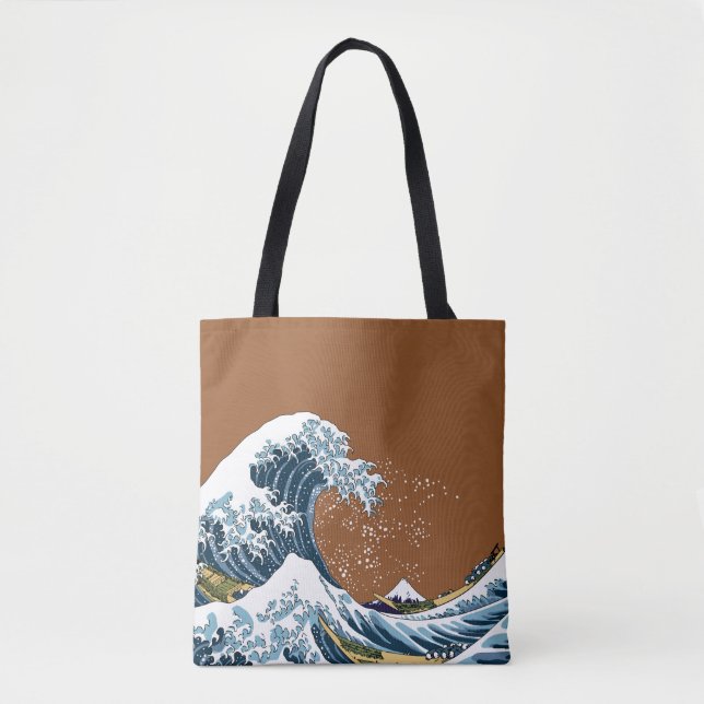 Braun Great Wave off Kanagawa Moderner Pop (Vorderseite)