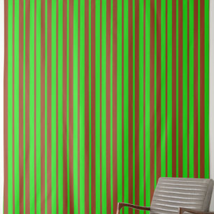 Braun Grüne Stylische Streifen Muster Design Stoff