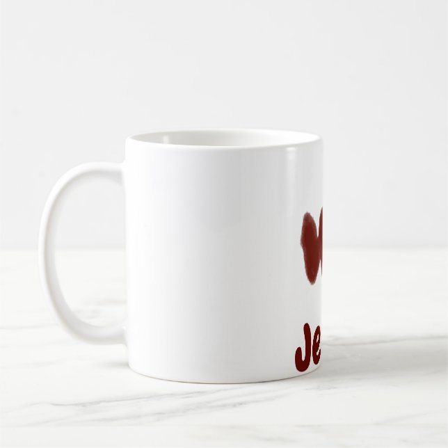 Braun Halloween beängstigender Gesichtsfall hinzuf Kaffeetasse (Links)