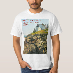 Braun-Hauptleuchtturm, Maine-T - Shirt