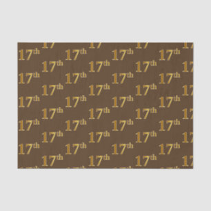 Braun, Imitate Gold 17. (siebzehnte) Veranstaltung Seidenpapier