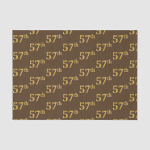 Braun, Imitate Gold 57. (Siebenundfünfzigste) Vera Seidenpapier