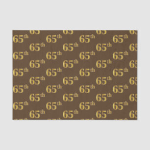 Braun, Imitate Gold 65. (65.) Veranstaltung Seidenpapier