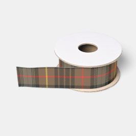 Braun Kariert Ripsband