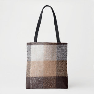 Braun karierte Wolle karierte Textur. Tartan