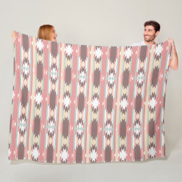 Braun, Mauve & Green Aztec, Südwestliche Fleece