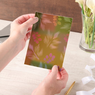 Braun mit Blumenmuster