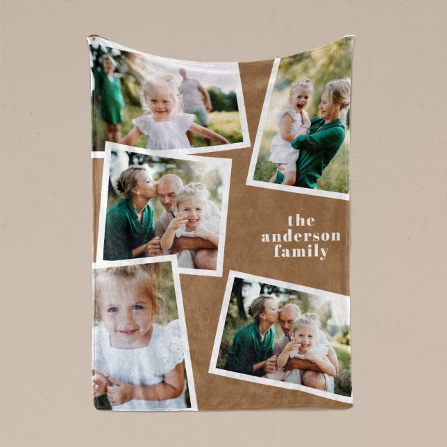 Braun, modernes Mehrfamilienhaus Wohngestaltung Fo Fleecedecke (Von Creator hochgeladen)