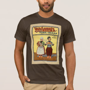 Braun Pork&Beans m T-Shirt